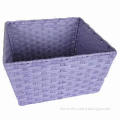 Handmade paper storage baskets, we can match the nearest color for small qty